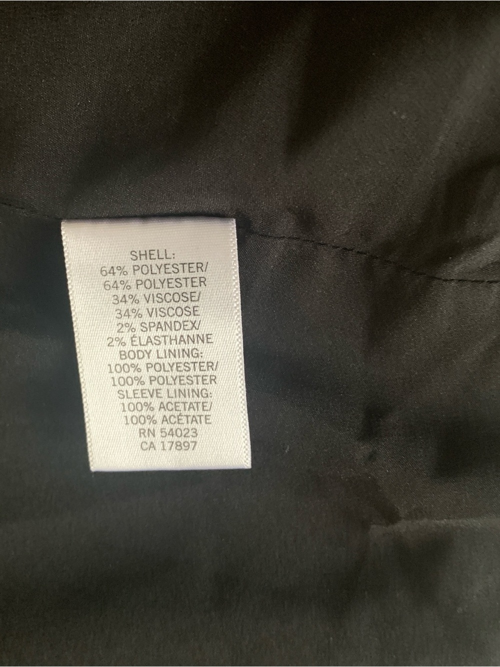 Banana Republic Black Women's Two-Button Tailored Blazer - Classic Work Jacket - Picture 6 of 8